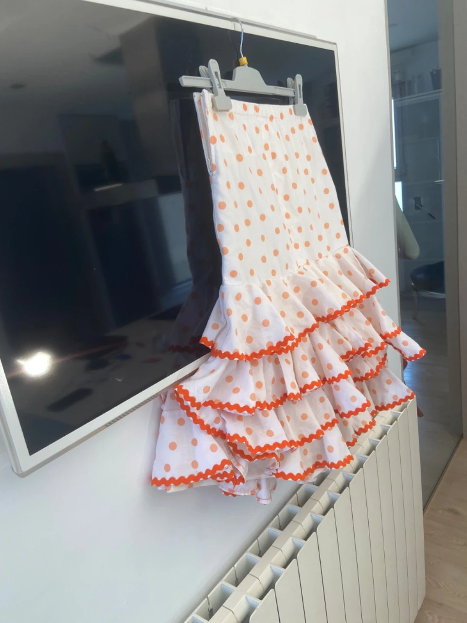 24 perfecto estado falda flamenca